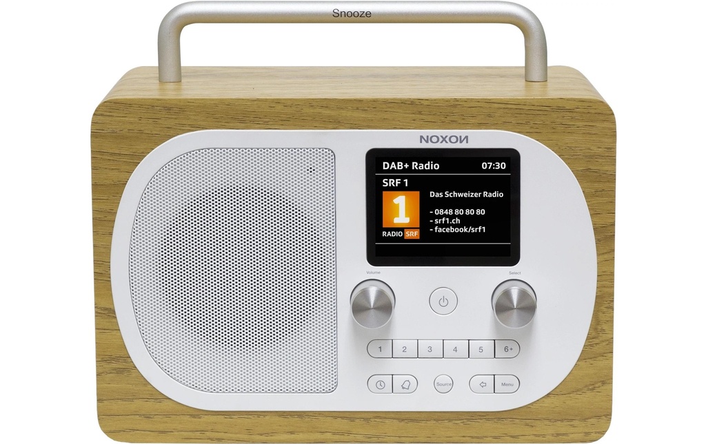 Noxon Radio DAB+ Eiger Chêne/Blanc