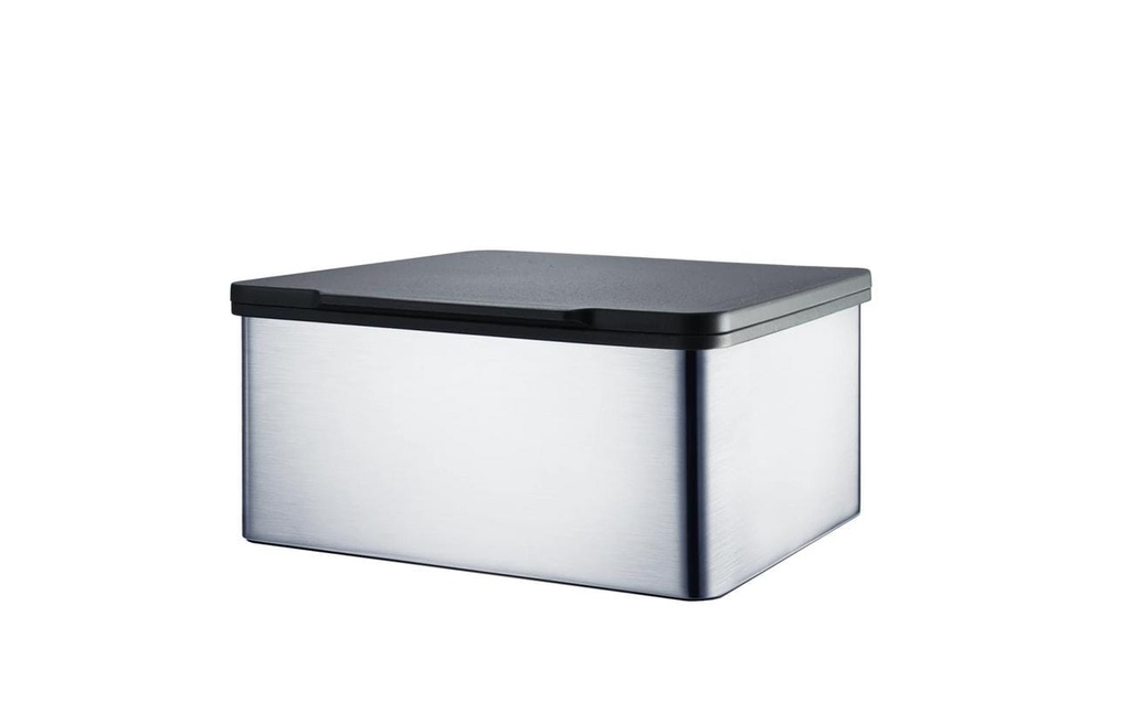 Blomus Boîte de lingettes humides Mento mat Argent mat, Acier inoxydable