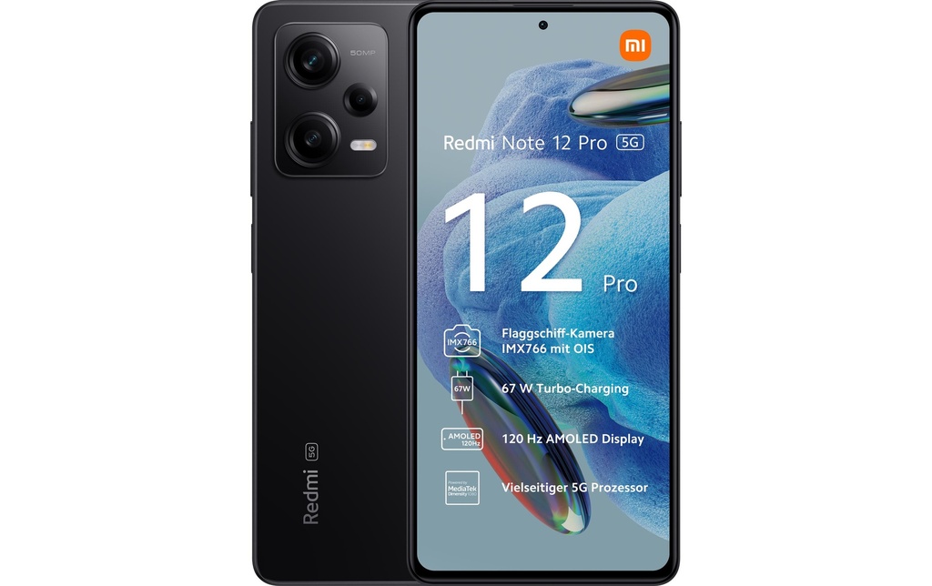 Xiaomi Redmi Note 12 PRO 5G 128 GB Midnight Black