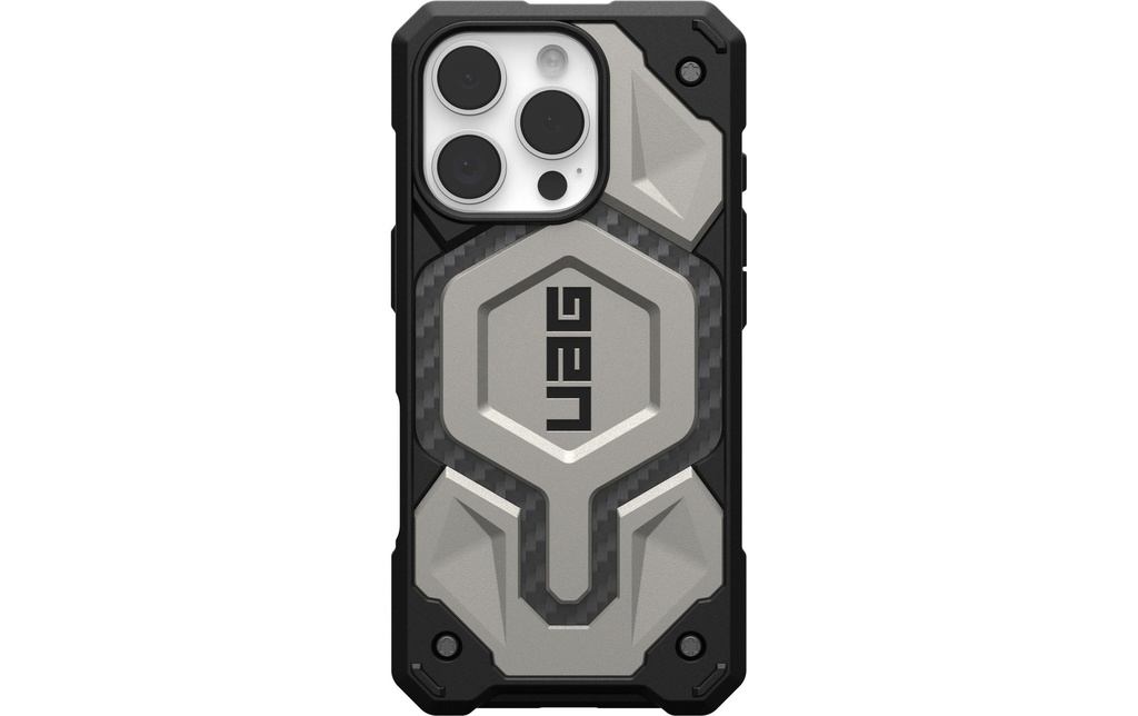 UAG Coque arrière Monarch Pro iPhone 16 Pro Titanium