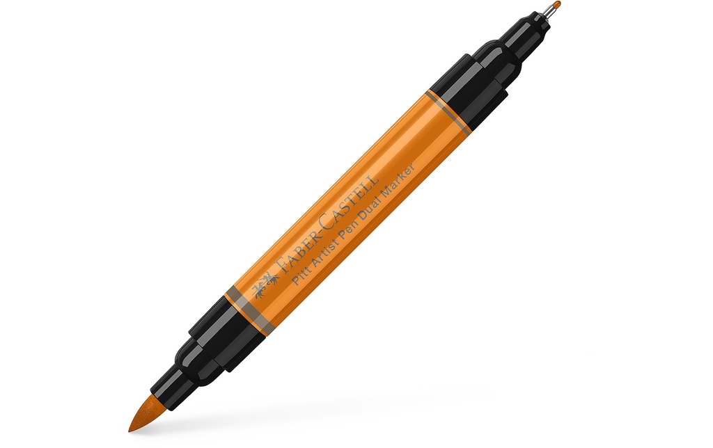 Faber-Castell Crayon à encre de Chine Pitt Artist Pen Dual Orange