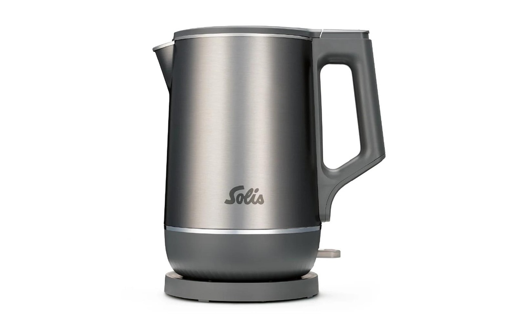 Solis Bouilloire Eco Boil Kettle 1.7 l, Gris argent