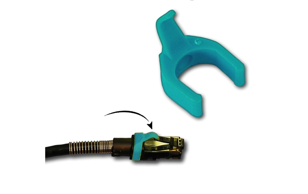 Patchsee PatchClip 50 Pièce/s Turquoise