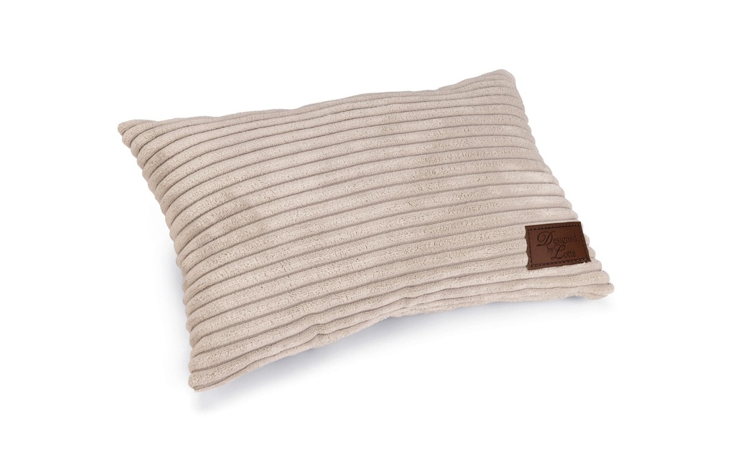 Designed by Lotte Coussin Gris clair ribbé 35x23x6cm
