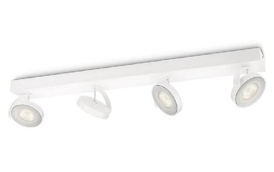 Philips Spot encastré Warm Glow Clockwork, 4 x 4.5 W, 2000 lm, blanc