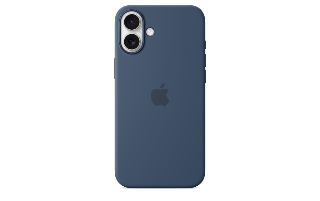 Apple Etui en silicone avec MagSafe iPhone 16 Plus Denim