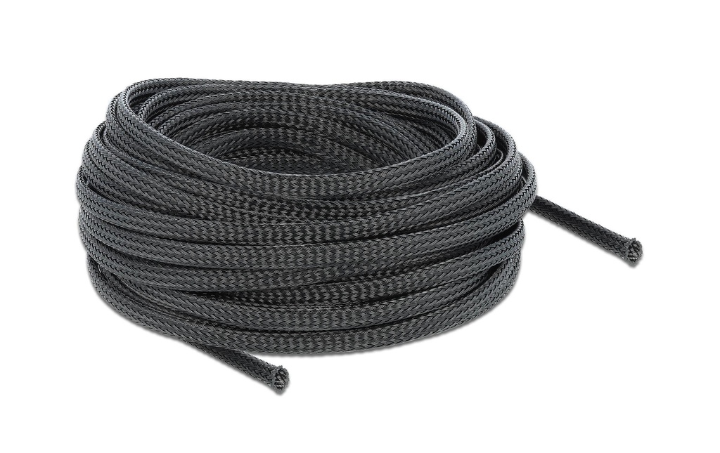 Delock Gaine de câble 10 m x 6 mm Noir