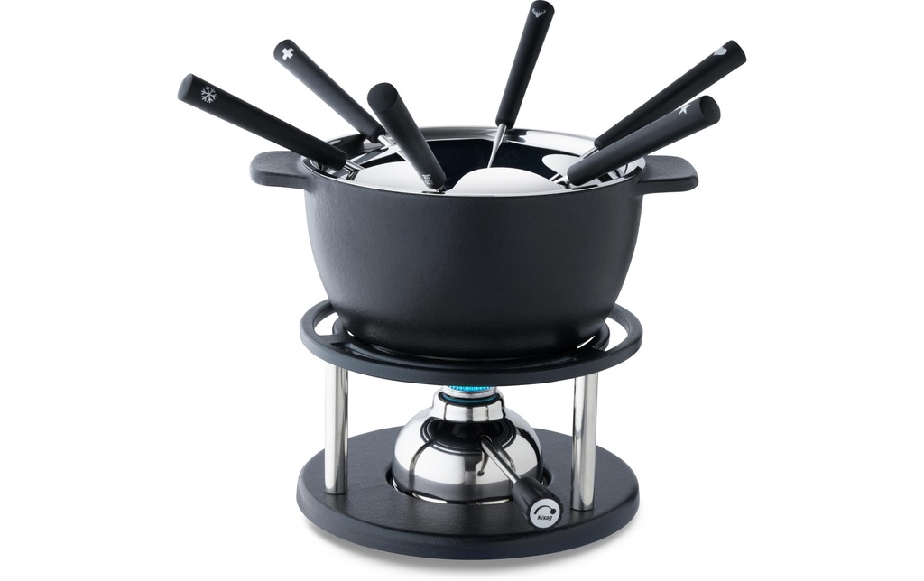 Kisag Service à fondue à la viande Twin 10 Pièce/s, Noir
