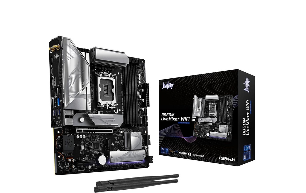 ASRock Carte mère B860M LiveMixer WiFi