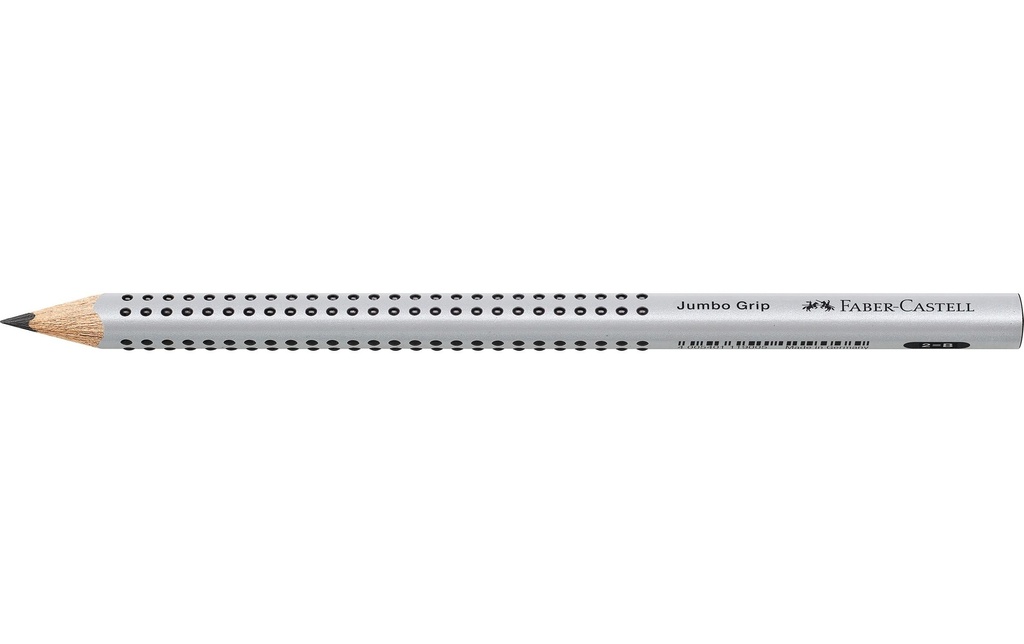 FABER-CASTELL Crayon JumboGrip B argent