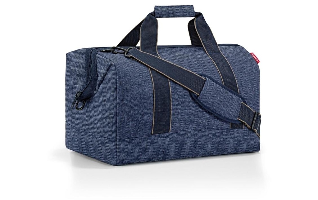 Reisenthel Sac à bandoulière Allrounder L Herringbone Dark Blue