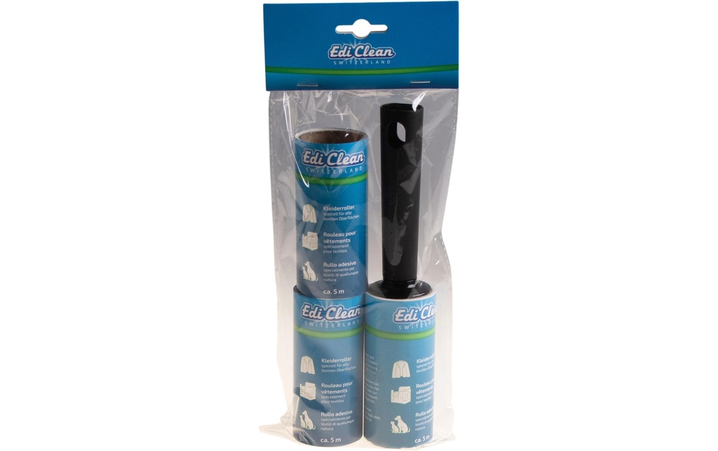 EDI CLEAN Rouleau vêtem set1 poign.+3rl (4 pces)