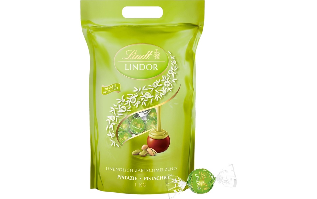 Lindt Pralines au chocolat LINDOR Pistache 1000 g