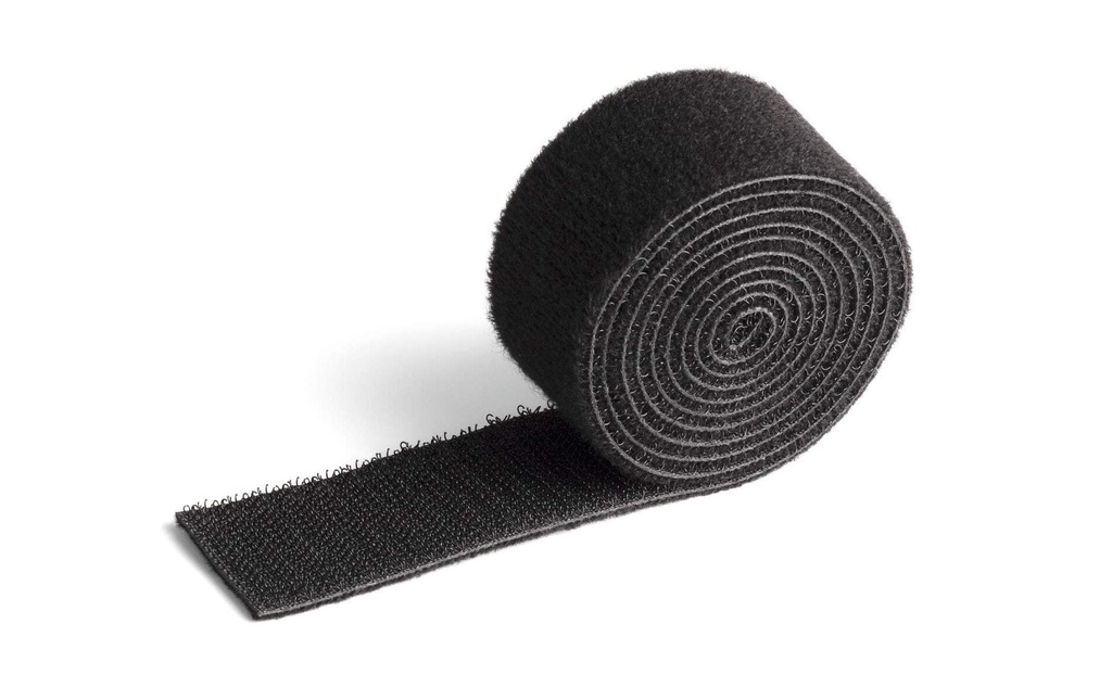 DURABLE Rouleau de bande auto-agrippante Cavoline Grip 30 mm x 1 m, Noir
