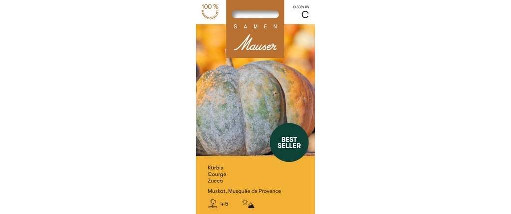 Samen Mauser Semence Noix de muscade de citrouille