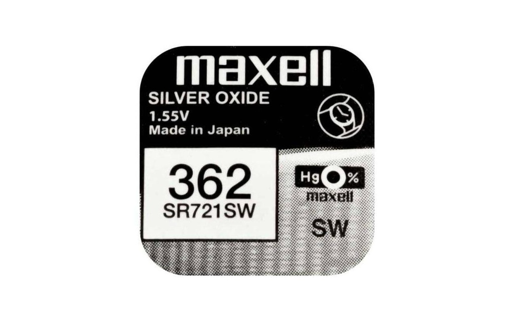 Maxell Europe LTD. Pile bouton 362 SR721SW , 10 Pièce/s