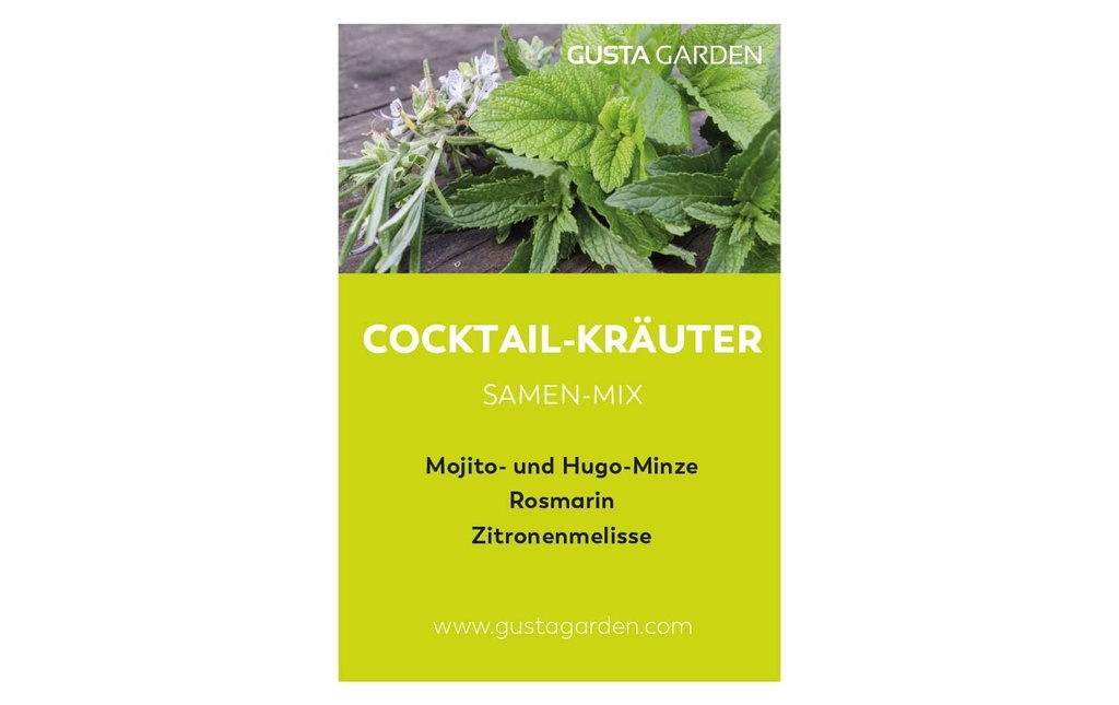 Gusta Garden Semence Mélange d'herbes pour cocktail HARRY HERBS