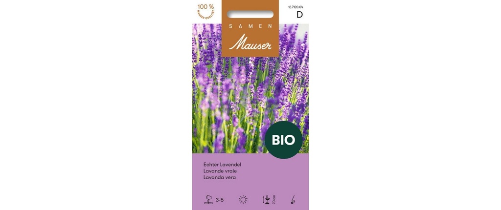 Samen Mauser Semence BIO Lavande vraie