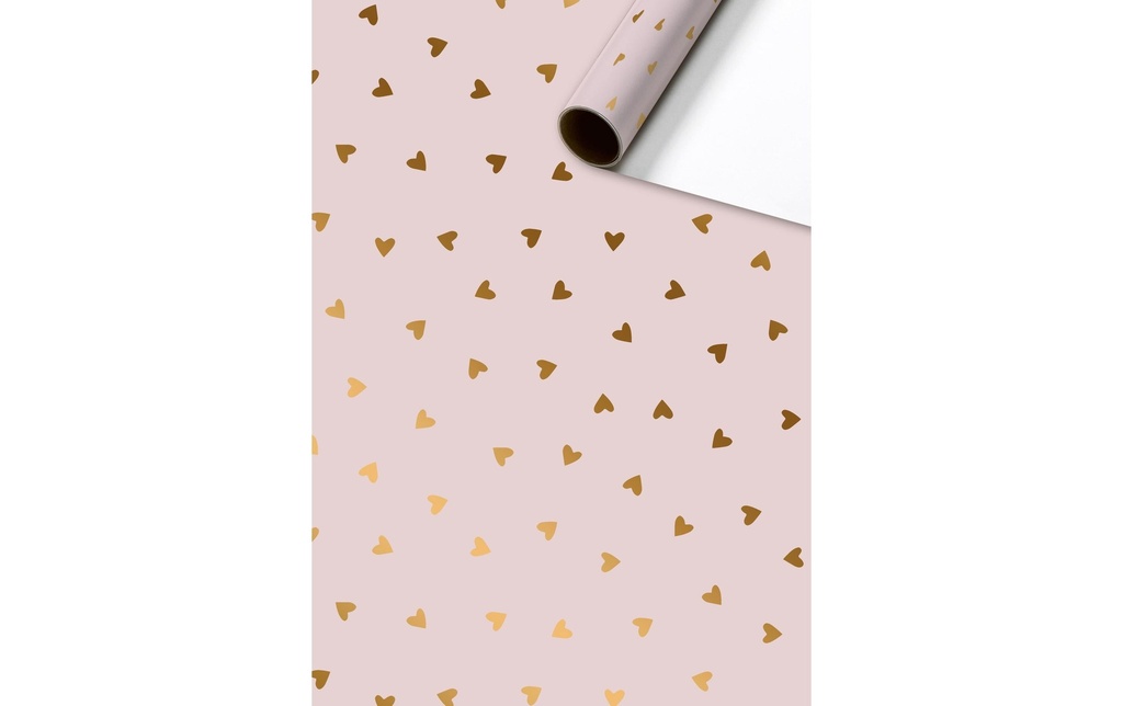 Stewo Papier cadeau Naomi Doré/Rose, 70 cm x 1,5 m
