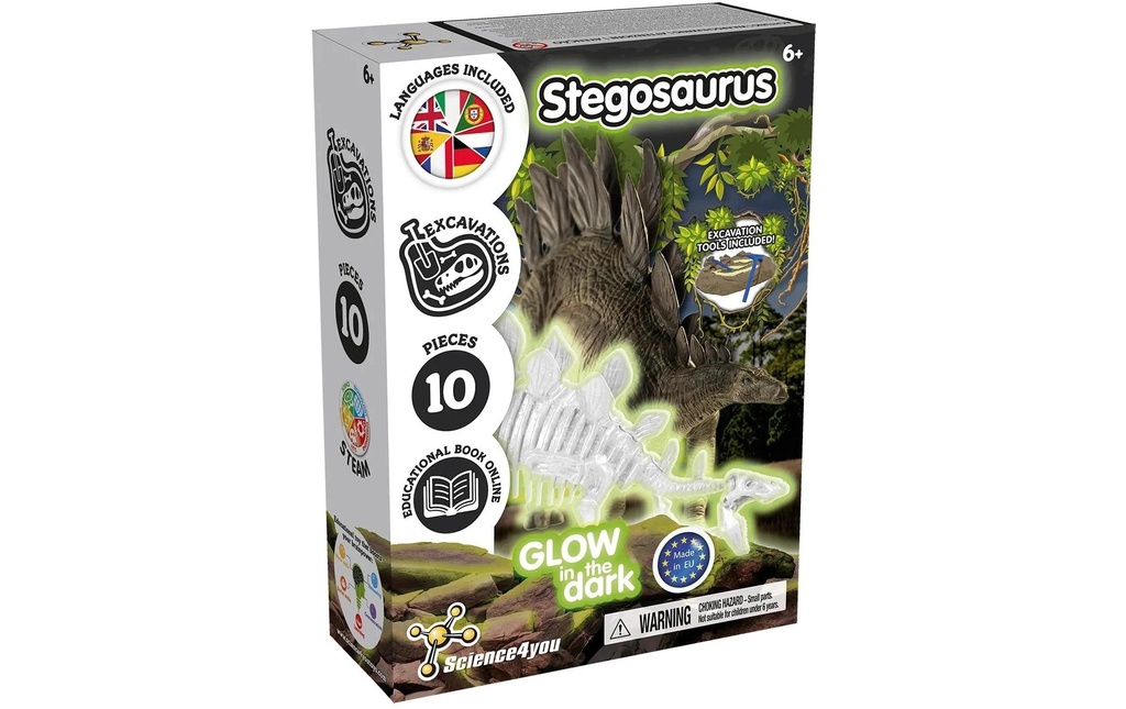Science4you Kit de fouilles stégosaurus