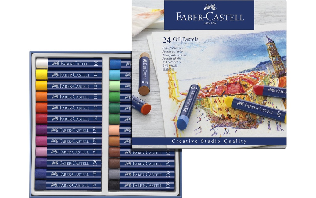 FABER-CASTELL Craies pastel huile 24pces (24 pces)