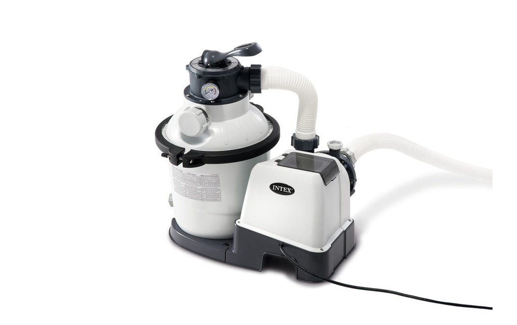 Intex Pompe avec filtre à sable Krystal Clear 4000 l / h jusqu'à 20 m³ / h