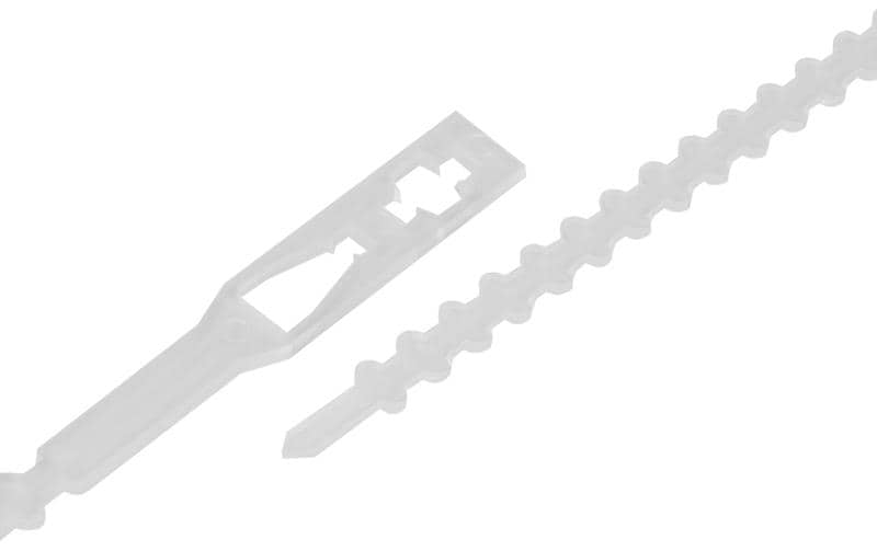 STEFFEN Serre-câble 100 pièces Blanc 234 mm x 5.5 mm