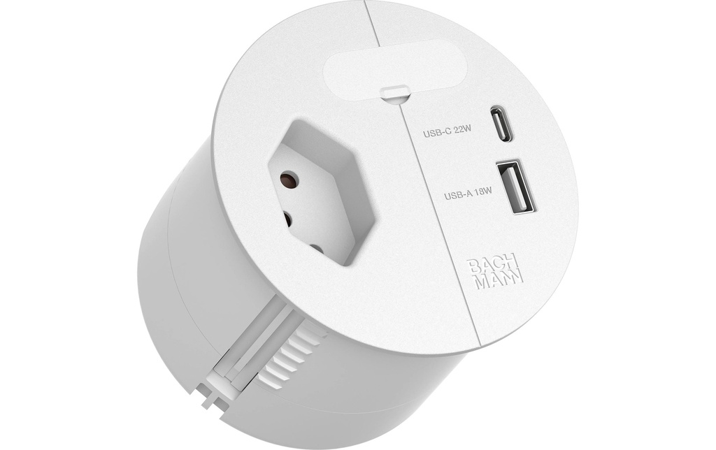 Bachmann Prise de courant Boucle en charge A/C 22W, 2m - Blanc