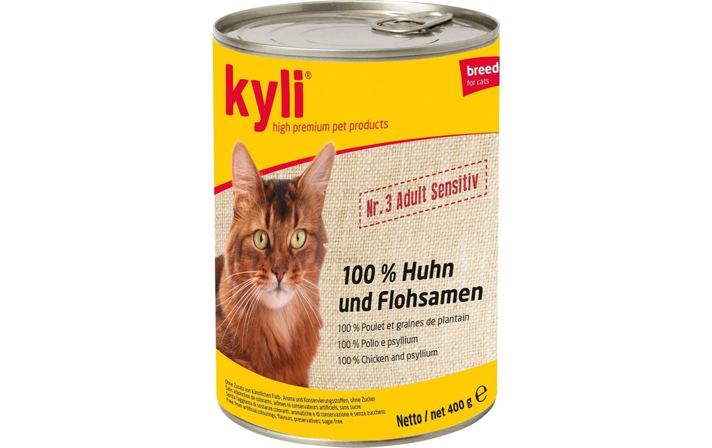 kyli Alimentation humide Adult Sensitive, Breeders No. 3, 400 g