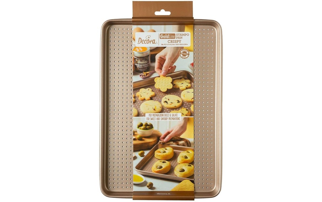 Decora Moule de cuisson Or rose, 39.7 x 27 cm