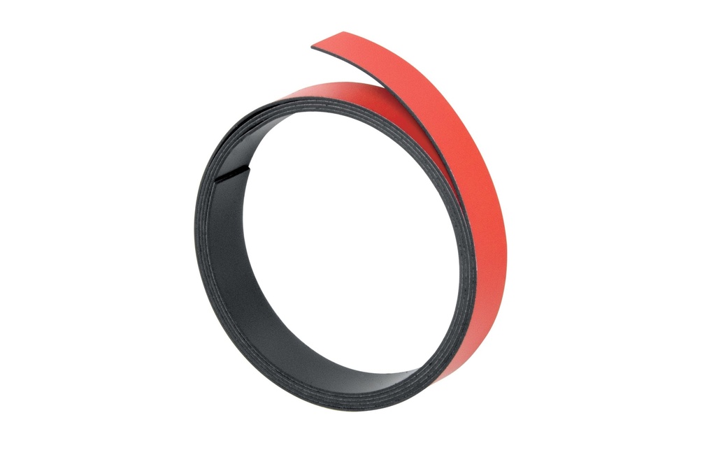 Franken Bande magnétique 10 mm x 1 m, Rouge