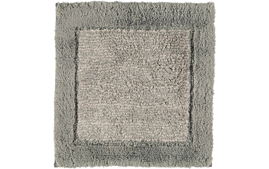 Cawö Tapis de bain Two-Tone 60 x 60 cm, Graphite