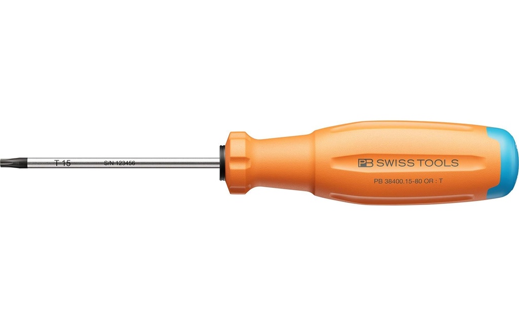 PB Swiss Tools Tournevis SwissGrip Evo Torx Orange 75 mm
