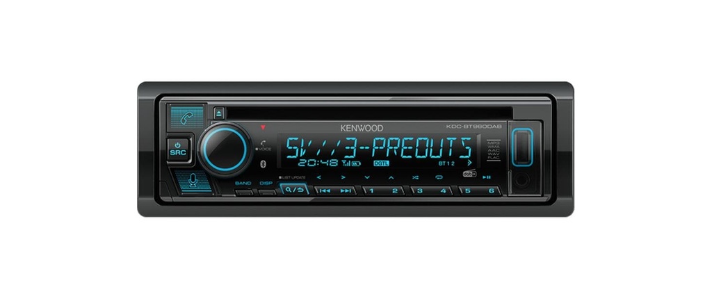 Kenwood Autoradio KDC-BT960DAB 1 DIN