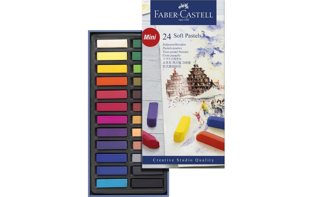 FABER-CASTELL Craies soft pastel mini 24pces (24 pces)