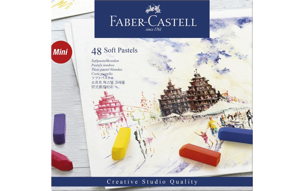 FABER-CASTELL Craies soft pastel mini 48pces (48 pces)