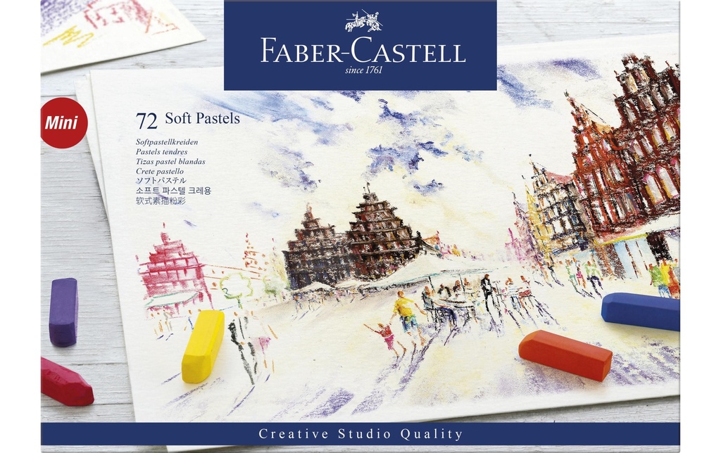 FABER-CASTELL Craies soft pastel mini 72pces (72 pces)