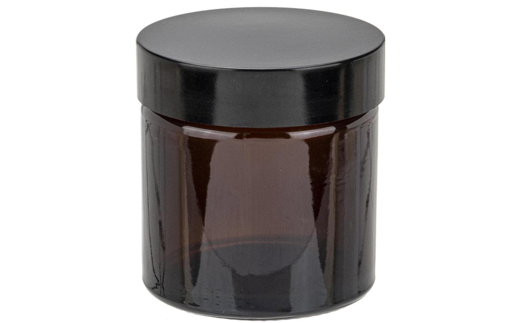 Glorex Boîte et emballage Creuset en verre 60 ml, brun