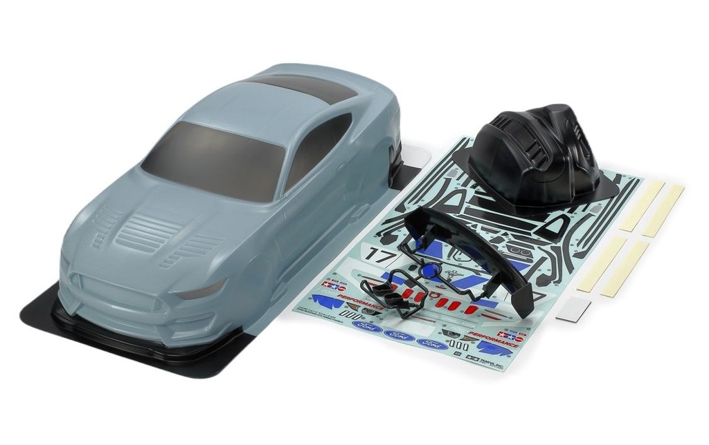 Tamiya Carrosserie Ford Mustang GT4 peint, 1:10