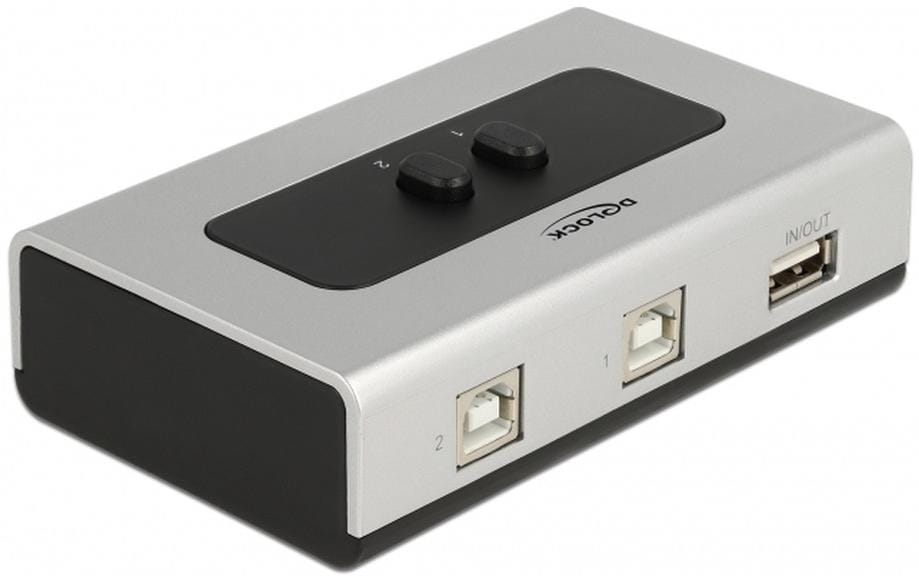 Delock Boîte de commutation USB 2.0, 2 Port