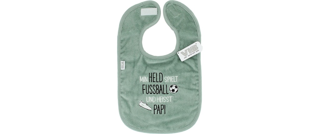 Very Important Baby Bavoir Min Held joue au football et s'appelle Papi 38 x 22 cm