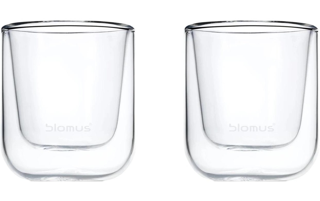 Blomus Verre à espresso Nero 80 ml, 2 Pièce/s, Transparent