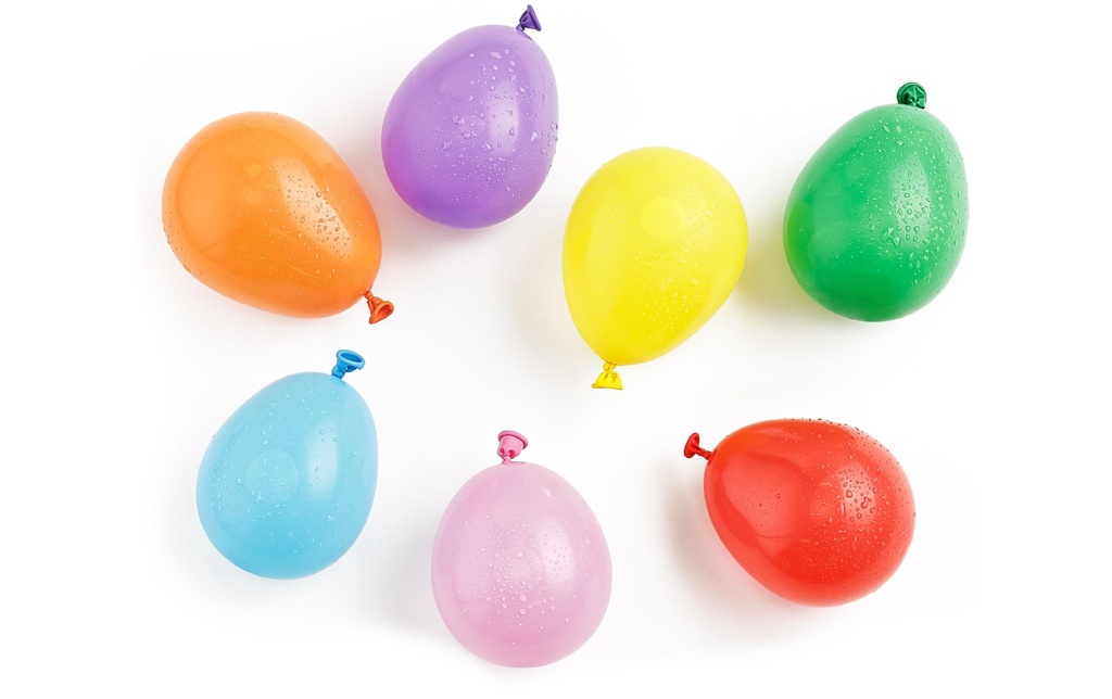 Partydeco Ballon de baudruche Couleur pastel, 100 pièces