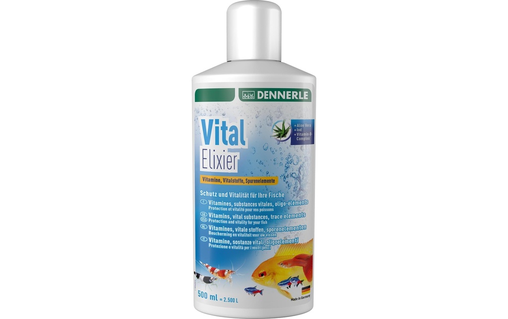 Dennerle Soins des poissons Élixir vital, 500 ml