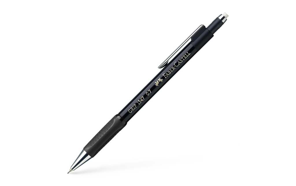 FABER-CASTELL Porte-mine Grip1347 0.7mm noir