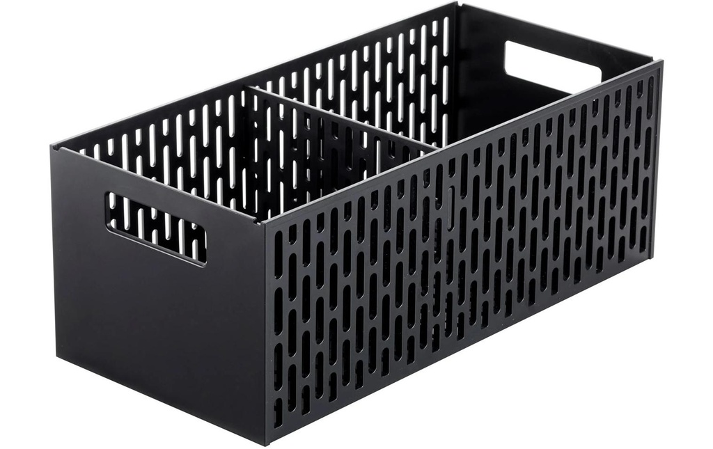 Yamazaki Panier de rangement Tour 15.3 x 32 x 12.2 cm, noir