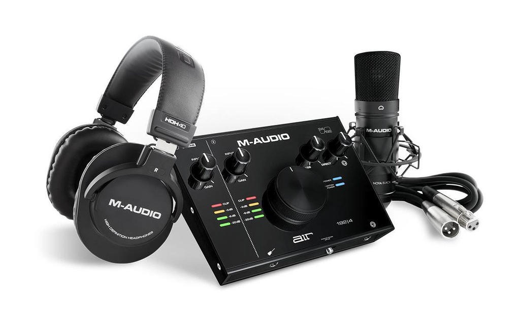 M-Audio Kits d’enregistrement AIR 192|4 Vocal Studio Pro