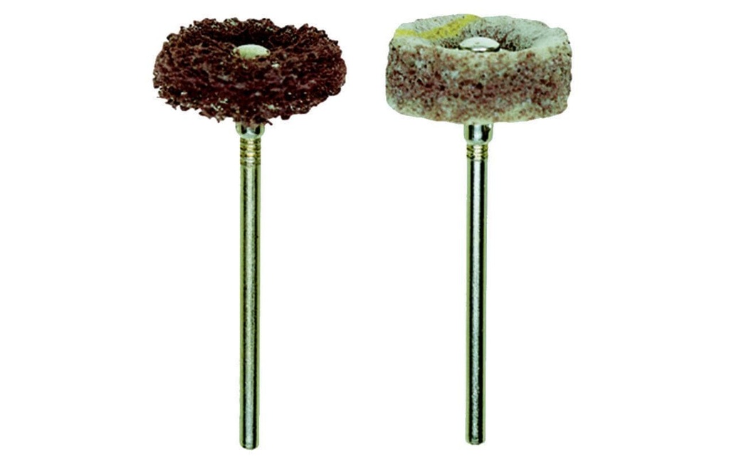 Proxxon Brosses abrasives Set nylon polaire, 2 pièces