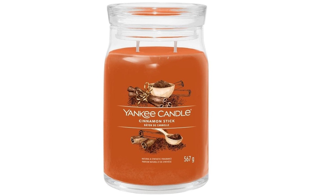 Yankee Candle Signature Bougie parfumée Cinnamon Stick Signature Large Jar