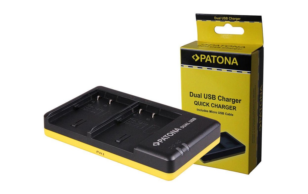 Patona Chargeur Dual Panasonic BLF19